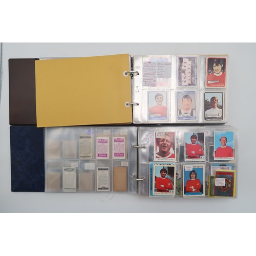 597 - A collection of 1960s and later football collectors cards and related ephemera, to include the Famou... 