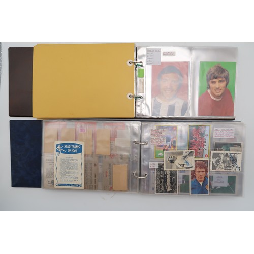 597 - A collection of 1960s and later football collectors cards and related ephemera, to include the Famou... 