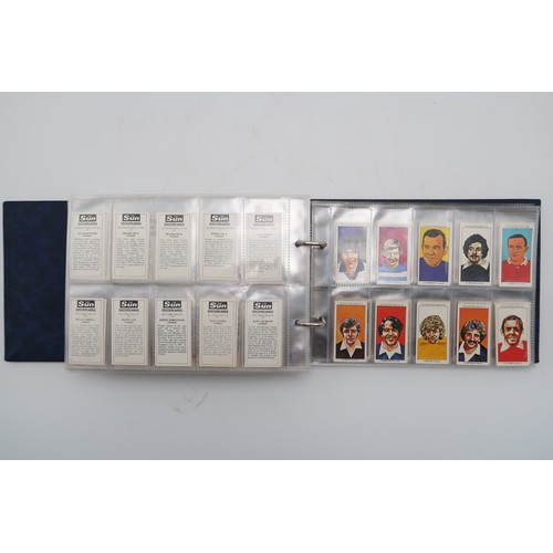 597 - A collection of 1960s and later football collectors cards and related ephemera, to include the Famou... 