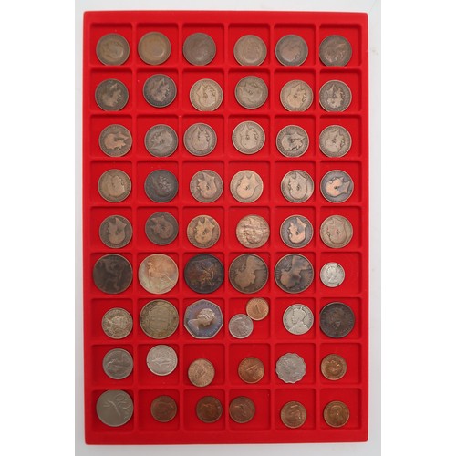 331 - A world wide coin collection to include Victoria crowns etc