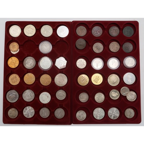 331 - A world wide coin collection to include Victoria crowns etc