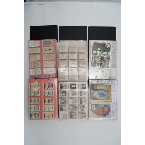 599 - Three albums of early to mid-20th century football cigarette/collectors cards, to include the Smith'... 