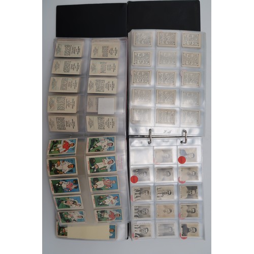 599 - Three albums of early to mid-20th century football cigarette/collectors cards, to include the Smith'... 