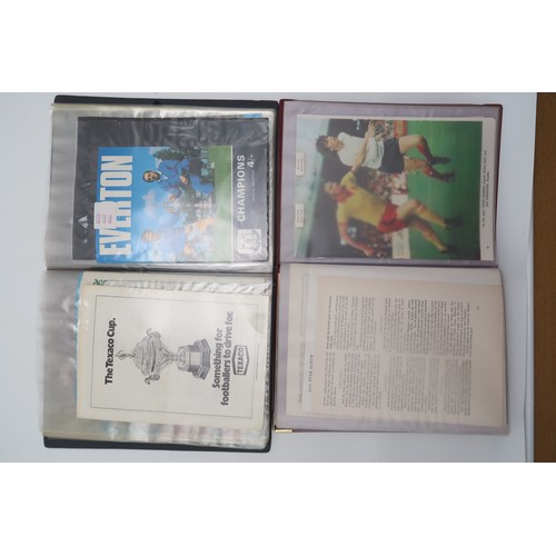 596 - A mixed selection of football ephemera, including a Chelsea vs. Sheffield Wednesday 1966 FA Challeng... 