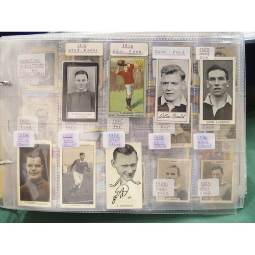 592 - Early-20th century football cigarette/collectors' cards, comprising the 