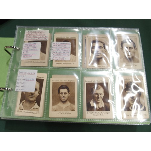 592 - Early-20th century football cigarette/collectors' cards, comprising the 