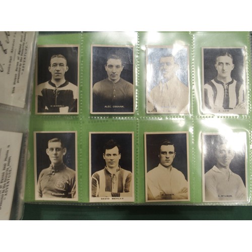 592 - Early-20th century football cigarette/collectors' cards, comprising the 