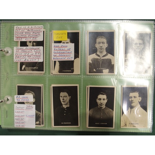 592 - Early-20th century football cigarette/collectors' cards, comprising the 