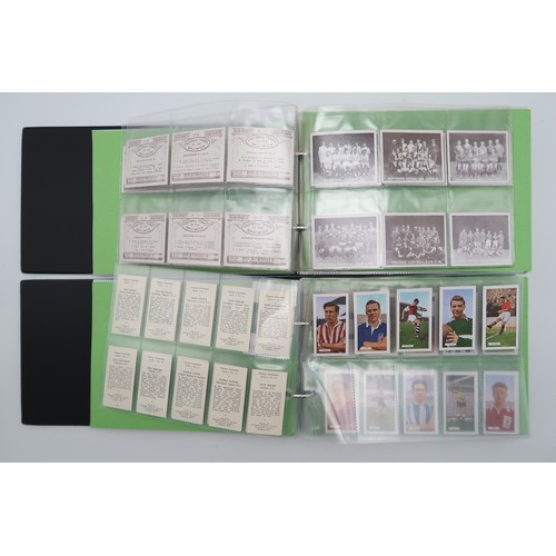 600 - Four albums of football cigarette/collectors' cards, comprising Gallagher Ltd.'s Footballers in Acti... 