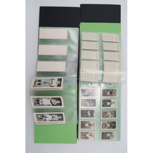 600 - Four albums of football cigarette/collectors' cards, comprising Gallagher Ltd.'s Footballers in Acti... 