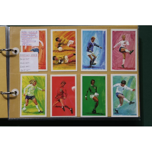 598 - A large collection of 1970s and later football cigarette/collectors' cards, to include the World Cup... 