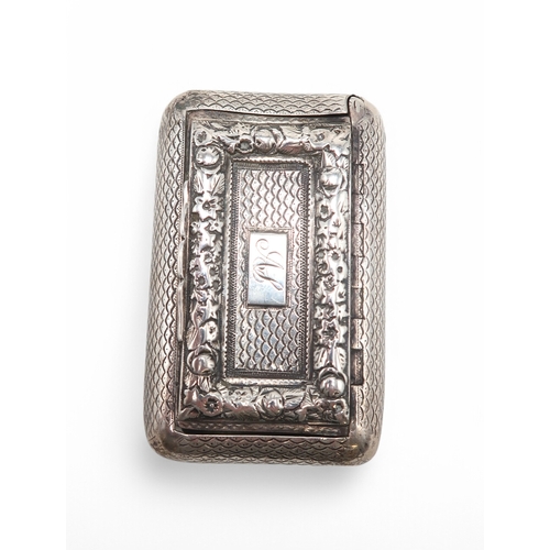 2354 - A GEORGE III SILVER SNUFF BOXby Joseph Willmore, Birmingham 1818, of shaped rectangular form, the hi... 