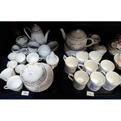 198 - Assorted tea, coffee and dinner wares etc