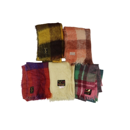 6000 - A collection of mohair and wool blankets including examples by Royal Scot, Hand Acraft, Glen Cree, G... 