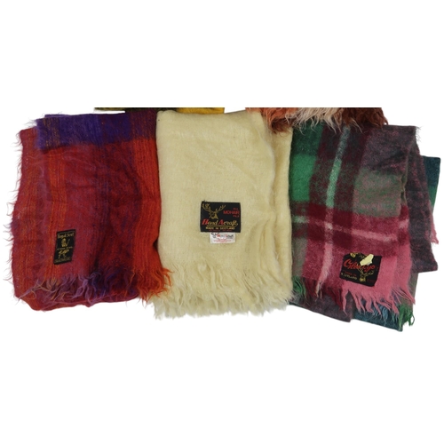 6000 - A collection of mohair and wool blankets including examples by Royal Scot, Hand Acraft, Glen Cree, G... 