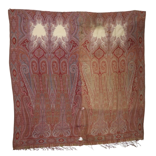 6003 - *PLEASE NOTE THAT THE PHOTOS HAVE BEEN AMENDED* Three late 19th century Paisley shawls, together wit... 