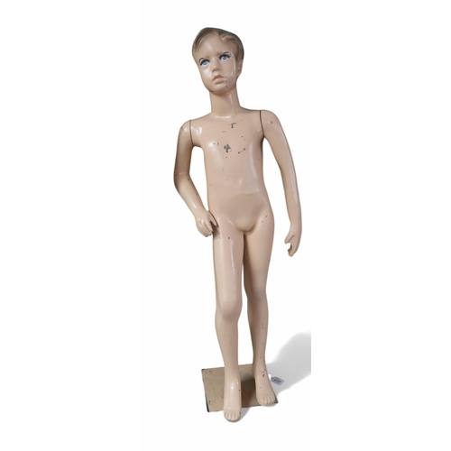 6124 - A fibre glass boy mannequin