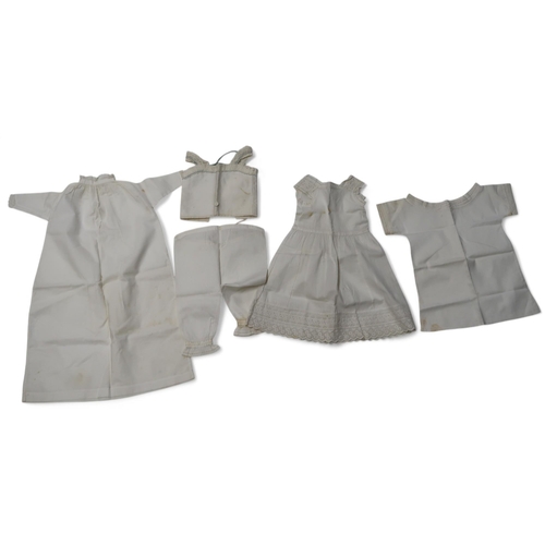 6126 - Two cotton christening gowns and other cotton garments