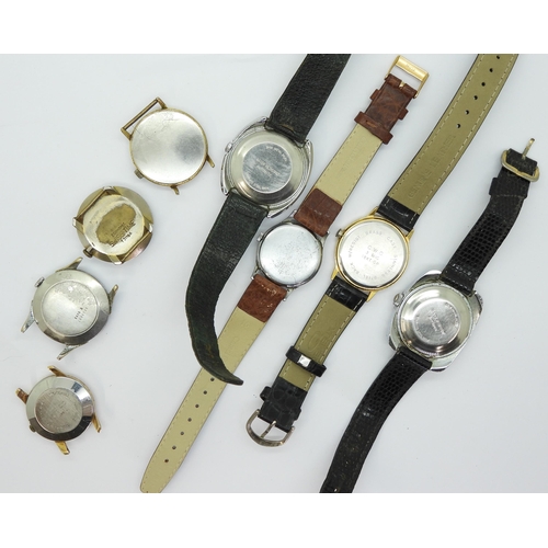 893 - Collection of wristwatches, including face watches marked Rotary, Timex, Lanco, The Skipper and othe... 