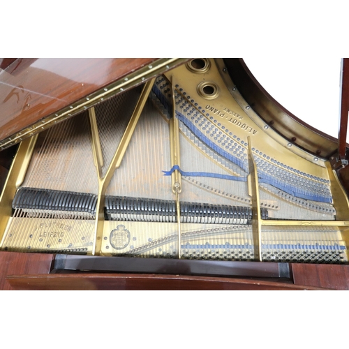 2014 - AN EARLY 20TH CENTURY MAHOGANY CASED J. BLUTHNER, LEIPZIG OVERSTRUNG BABY GRAND PIANOwith accompanyi... 