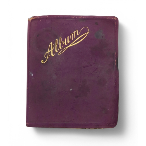 2619 - A SUPERB LATE-19th/EARLY-20th CENTURY AUTOGRAPH ALBUM COMPILED BY THE HON. Mrs. IRMA BAILEY (nee COZ... 