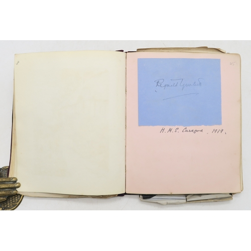 2619 - A SUPERB LATE-19th/EARLY-20th CENTURY AUTOGRAPH ALBUM COMPILED BY THE HON. Mrs. IRMA BAILEY (nee COZ... 