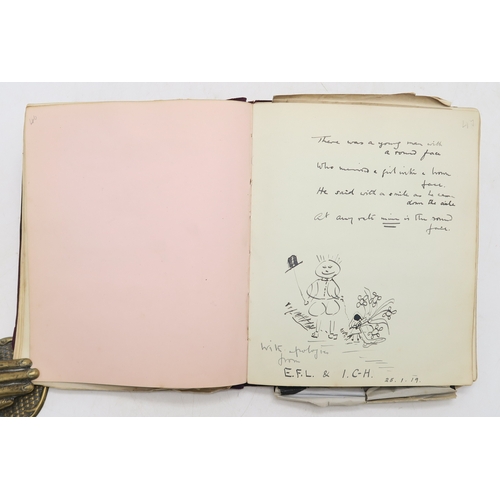 2619 - A SUPERB LATE-19th/EARLY-20th CENTURY AUTOGRAPH ALBUM COMPILED BY THE HON. Mrs. IRMA BAILEY (nee COZ... 