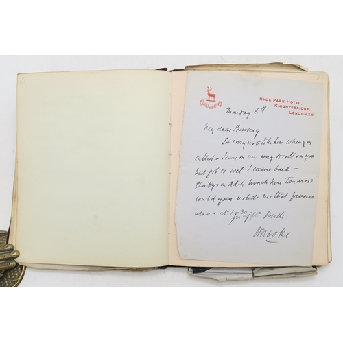 2619 - A SUPERB LATE-19th/EARLY-20th CENTURY AUTOGRAPH ALBUM COMPILED BY THE HON. Mrs. IRMA BAILEY (nee COZ... 