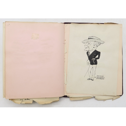 2619 - A SUPERB LATE-19th/EARLY-20th CENTURY AUTOGRAPH ALBUM COMPILED BY THE HON. Mrs. IRMA BAILEY (nee COZ... 