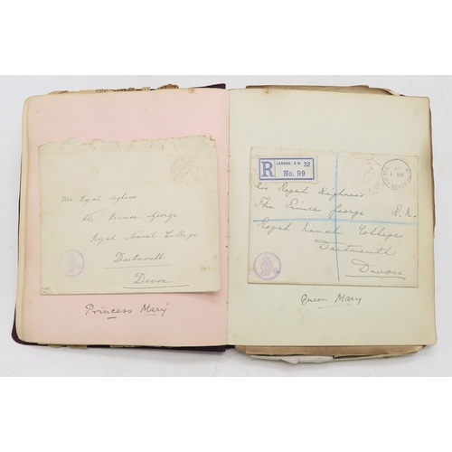 2619 - A SUPERB LATE-19th/EARLY-20th CENTURY AUTOGRAPH ALBUM COMPILED BY THE HON. Mrs. IRMA BAILEY (nee COZ... 