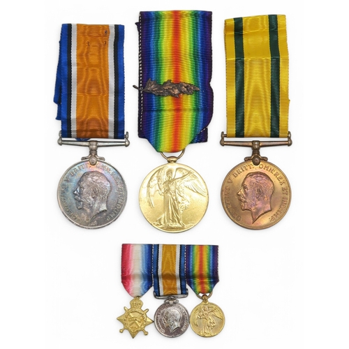 2583 - A WW1 MEDAL GROUP OF THREEAwarded to Captain R.F. Gerrard, Royal Army Medical Corps, comprising Terr... 