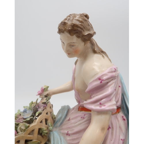 2163 - A LATE 19TH CENTURY MEISSEN PORCELAIN GROUP OF EUROPA AND THE BULLpainted in colours, incised 2697 a... 