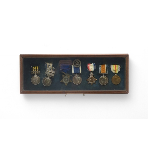 2586 - A VICTORIAN AND LATER MEDAL GROUP OF SEVEN Awarded to Petty Officer 1st Class George J Anderson, Roy... 