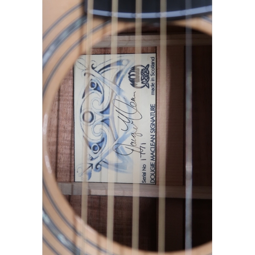 2520 - MOON DOUGIE MACLEAN SIGNATURE c.2000sWith black acacia back and sides and a sitka spruce top in a na... 