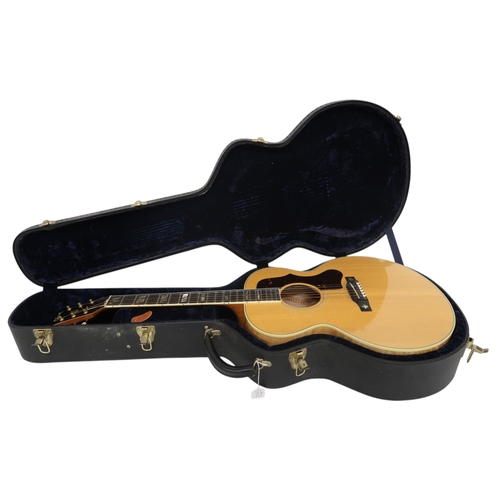 2521 - GIBSON J-185 ELITE 2003Custom Built with maple back and sides, spruce top, ebony fretboard with abal... 