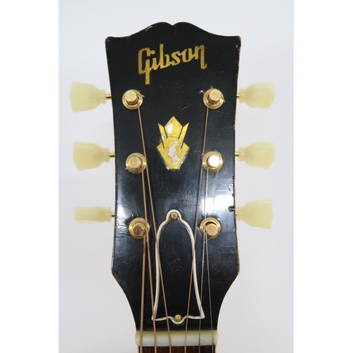 2523 - GIBSON J-185 c.1964Maple back and sides, spruce top, rosewood fretboard with abalone split parallelo... 