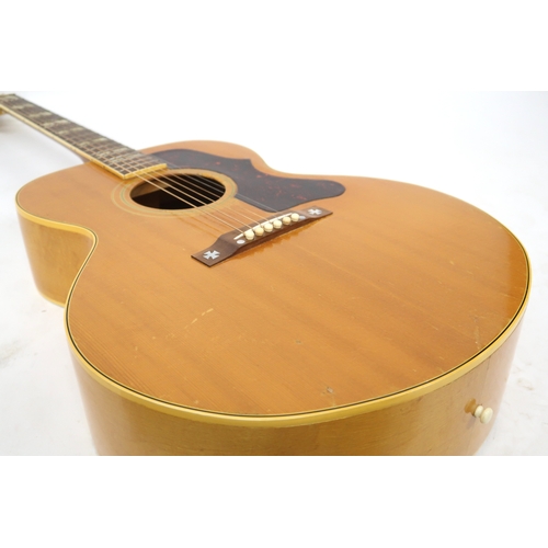 2523 - GIBSON J-185 c.1964Maple back and sides, spruce top, rosewood fretboard with abalone split parallelo... 