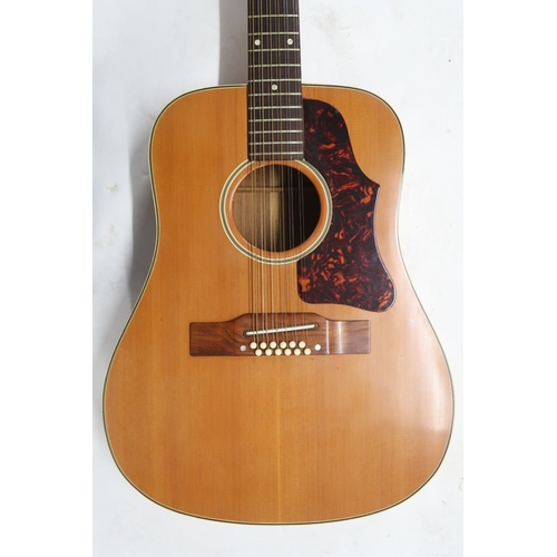 2527 - GIBSON B45-12 c.1963With mahogany back and sides and a spruce top, rosewood 20-fret fretboard and to... 