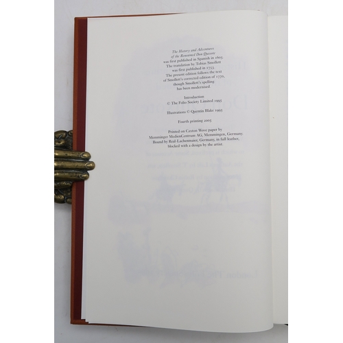 2621 - FOLIO SOCIETYCervantes (Migeul de) The History and Adventures of the Renowned Don QuixoteQuentin Bla... 