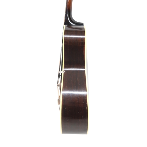 2529 - KALAMAZOO KG-21 c.1935Mahogany back & sides with an arched back, spruce top in a sunburst finish... 