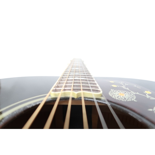 2530 - GIBSON SJ-200 c.2003Electro Acoustic guitar with maple back and sides and a spruce top in a tobacco ... 