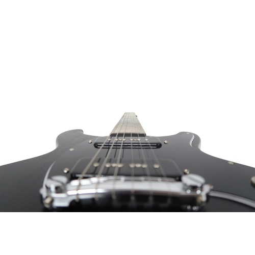 2532 - GIBSON LES PAUL SPECIAL TRIBUTE DC c.2019Slab mahogany double cutaway body in black stain finish, ma... 