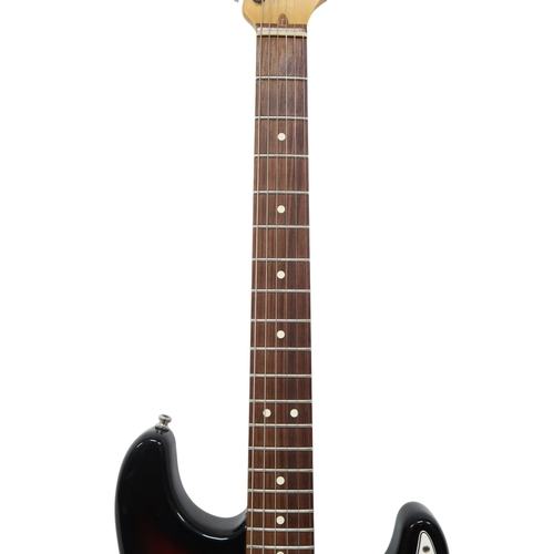 2533 - FENDER STRATOCASTER 1997Slab alder double cutaway body in sunburst gloss finish, maple neck and a ro... 