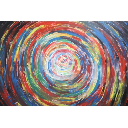 1006 - ZOLTAN (BRITISH CONTEMPORARY)  SPIRAL Oil on canvas, signed lower right, 100 x 150cm... 