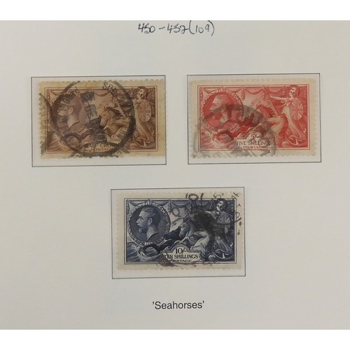 7014 - Great Britain 1841 to 1988 used and new<br />The Great Britain Collection, most pages complete to in...