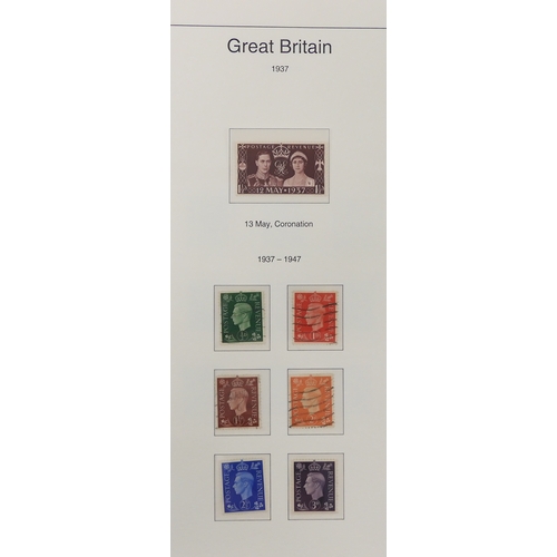 7014 - Great Britain 1841 to 1988 used and newThe Great Britain Collection, most pages complete to include ... 