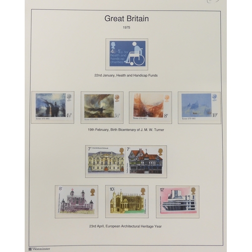 7014 - Great Britain 1841 to 1988 used and new<br />The Great Britain Collection, most pages complete to in...