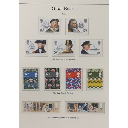 7014 - Great Britain 1841 to 1988 used and new<br />The Great Britain Collection, most pages complete to in...