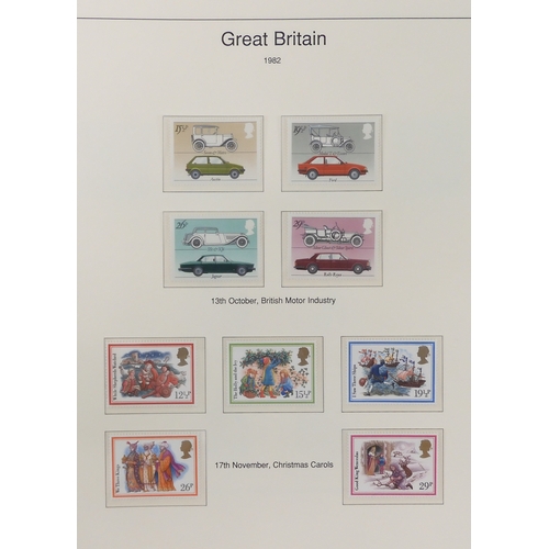 7014 - Great Britain 1841 to 1988 used and new<br />The Great Britain Collection, most pages complete to in...