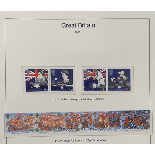 7014 - Great Britain 1841 to 1988 used and newThe Great Britain Collection, most pages complete to include ... 